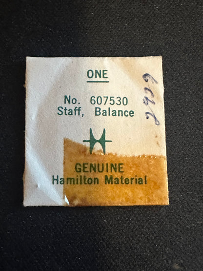Hamilton Factory Balance Staff for 20/0s-21/0s Grade 995, 995A, 997 - New