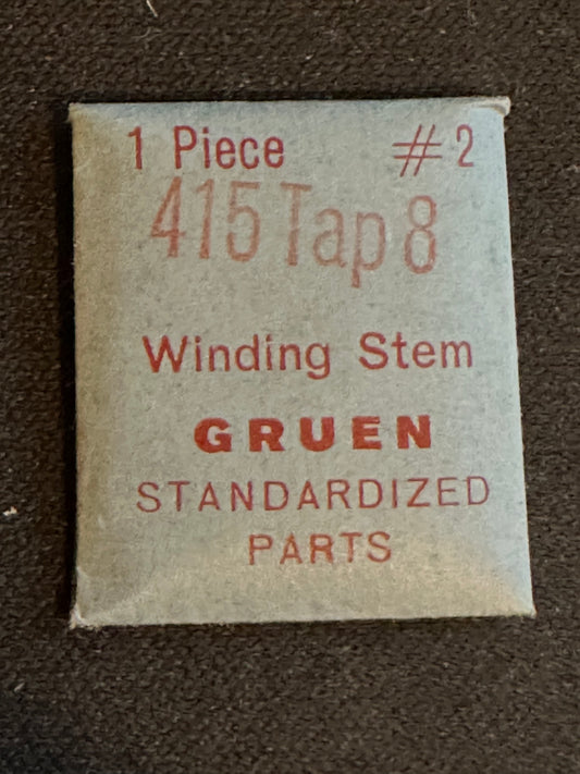 Gruen Factory stem for caliber 415 - new in envelope