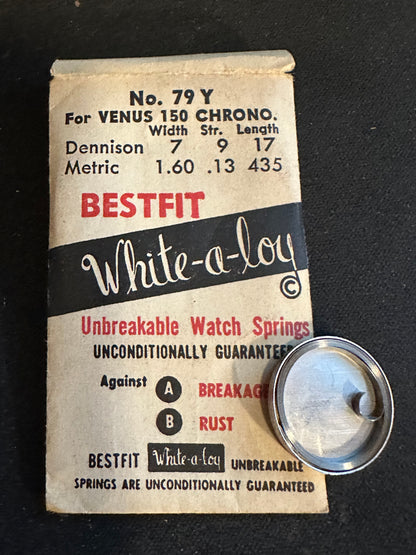 BESTFIT Mainspring 79Y for Venus caliber 150 Chronograph - Alloy