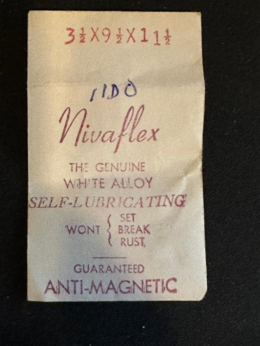 Nivaflex Mainspring for Bulova / Caravelle 11DO, Citizen 0240 - Alloy