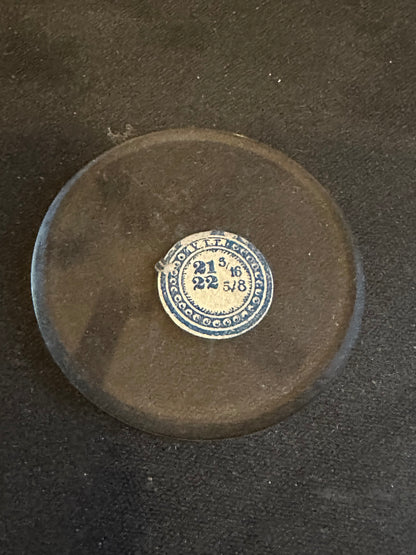 VTF Vintage FLAT Glass Pocket Watch Crystal 21-5/16 (~48.1mm) - NOS