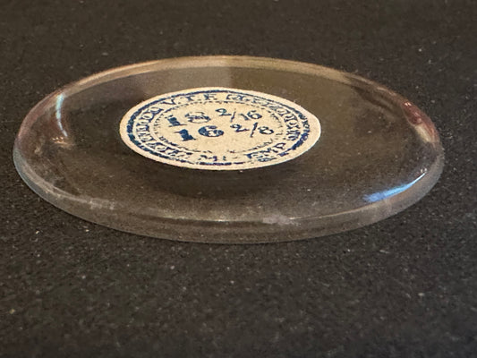 VTF Vintage Glass Pocket Watch Crystal 18-2/16 (~40.9mm) - NOS