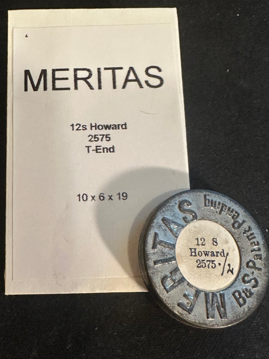 MERITAS Mainspring for 12s Howard Pocket Watch No. 553 - Steel