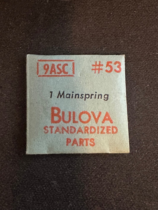 Bulova factory Balance Staff for caliber 9ASC - New