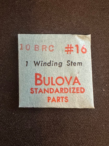 Bulova Factory stem for caliber 10BRC - new in envelope