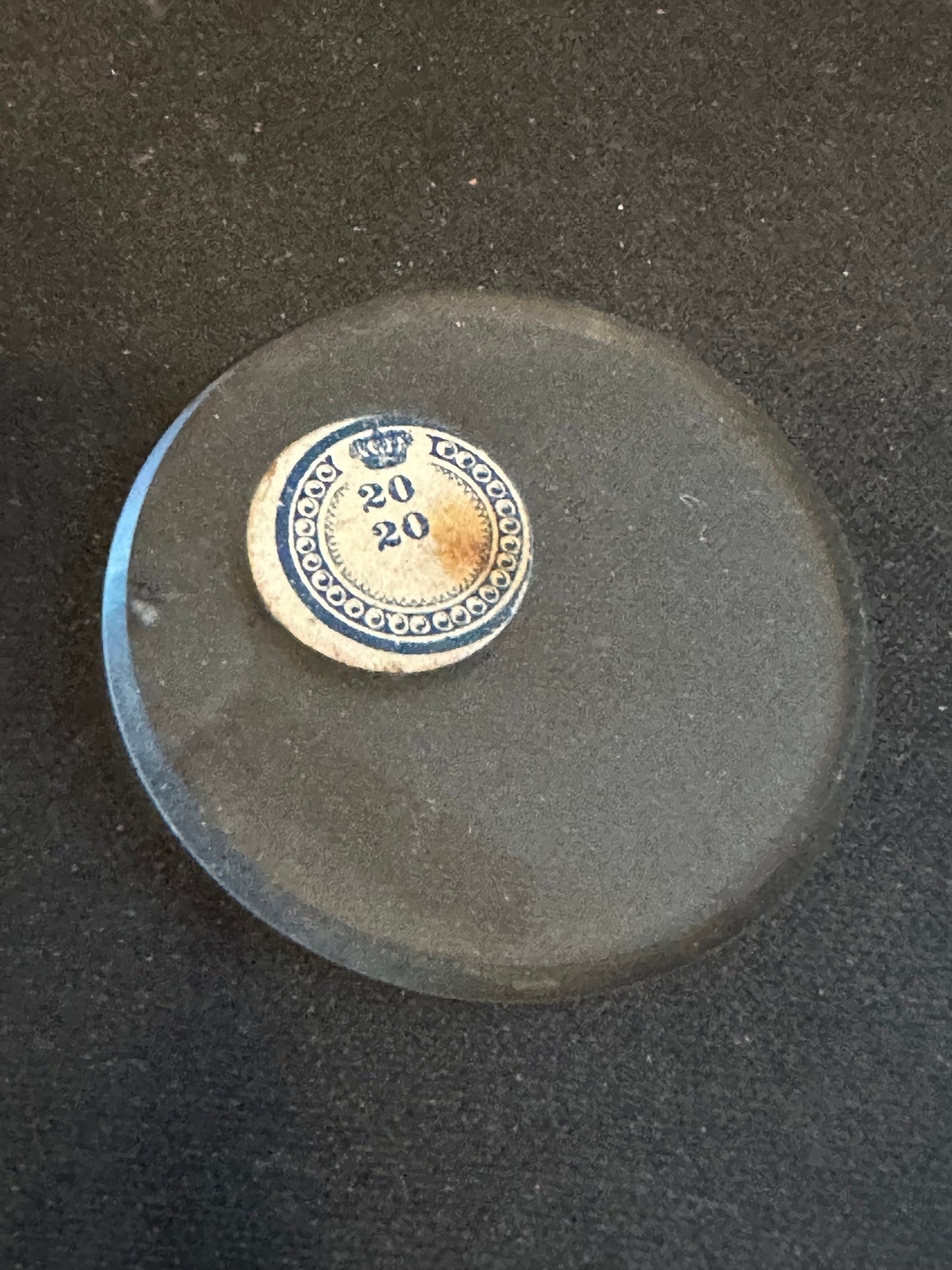 Crown Vintage FLAT Glass Pocket Watch Crystal 20-0/16 (~45.1mm) - NOS