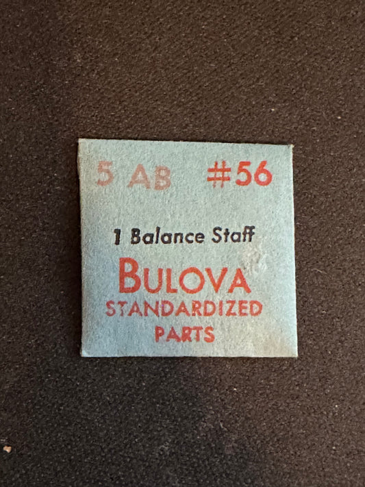 Bulova factory Balance Staff for caliber 5AB - New