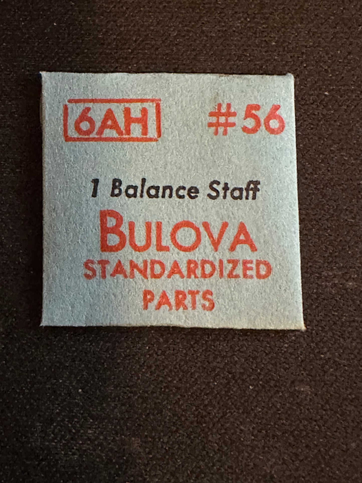 Bulova factory Balance Staff for caliber 6AH - New