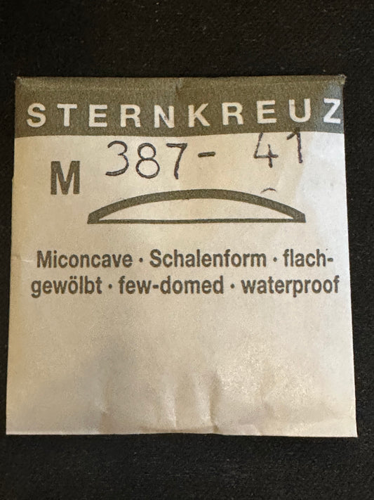 Sternkreuz 41 Miconcave 38.7mm Acrylic Pocket Watch Crystal - New
