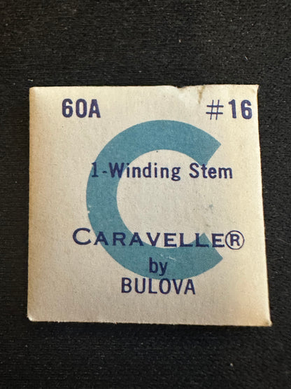 Bulova Factory stem for Caravelle caliber 6OA - new in envelope