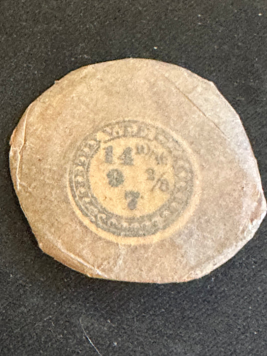 VTF Vintage Glass Hunting Case Watch Crystal 14-10/16 (~33.0mm) - NOS