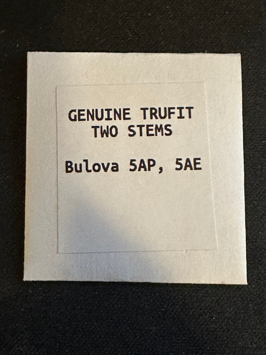 Lot of 2 Stems for Bulova caliber 5AP, 5AE Movements