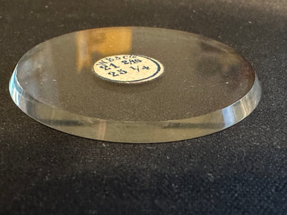 W. B. & C. Vintage FLAT Glass Pocket Watch Crystal 21-2/16 (~47.7mm) - NOS