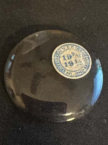 VTF Vintage Glass Pocket Watch Crystal 19-9/16 (~44.1mm) - NOS