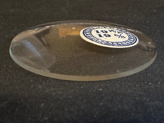 VTF Vintage Glass Pocket Watch Crystal 19-14/16 (~44.8mm) - NOS