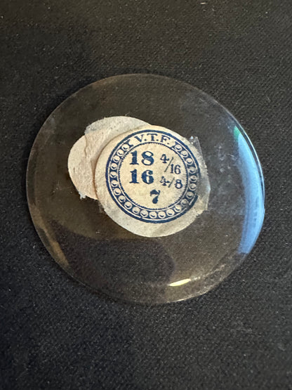 VTF Vintage Glass Hunting Case Watch Crystal 18-4/16 (~41.2mm) - NOS