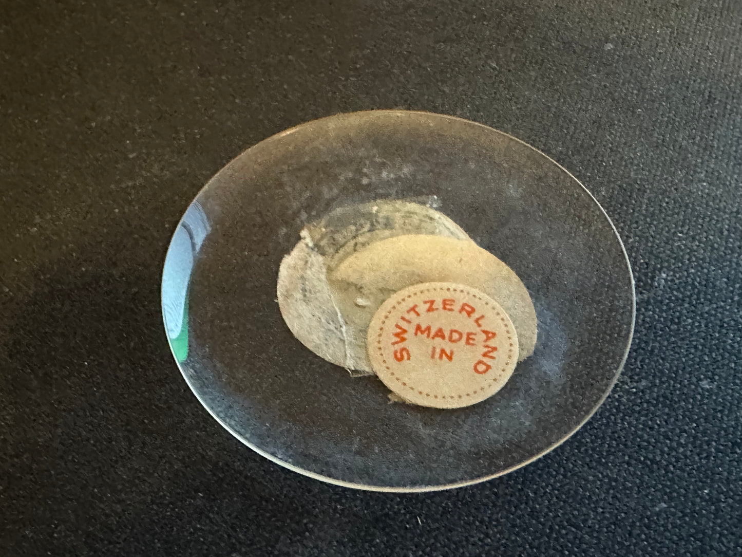 VTF Vintage Glass Hunting Case Watch Crystal 18-4/16 (~41.2mm) - NOS