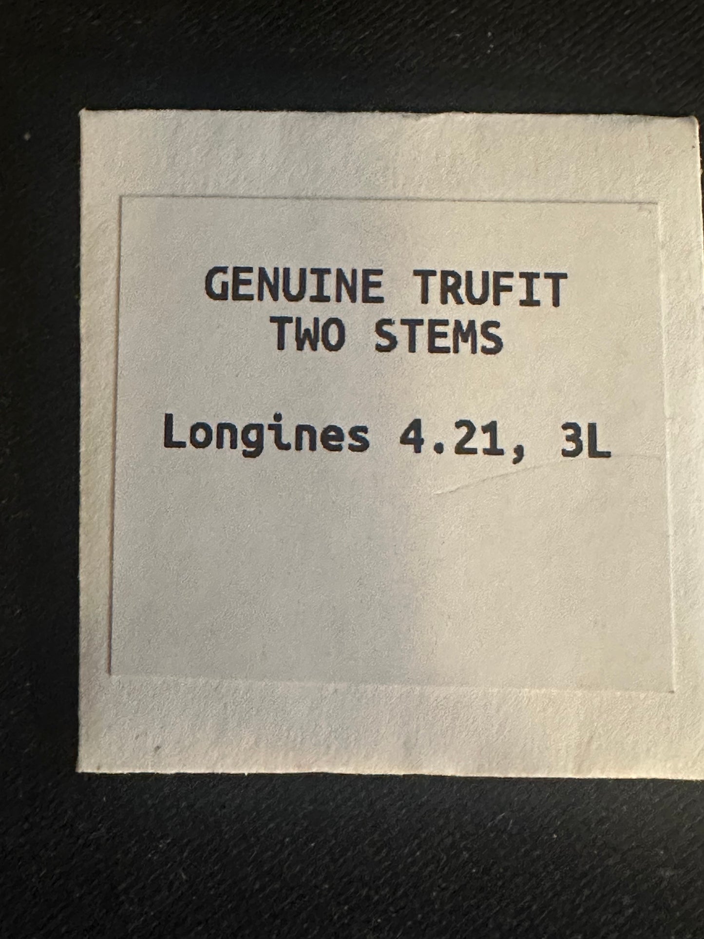 Lot of 2 Stems for Longines caliber 4.21, 3L Movements