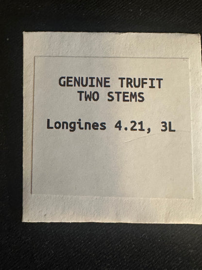 Lot of 2 Stems for Longines caliber 4.21, 3L Movements