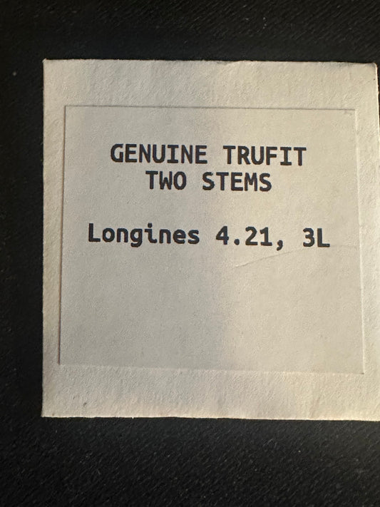 Lot of 2 Stems for Longines caliber 4.21, 3L Movements