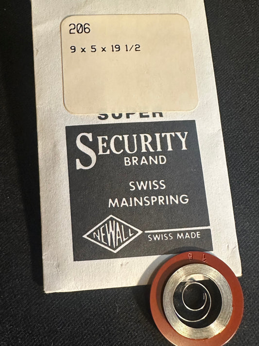NEWALL Mainspring #206 for Omega caliber 39 Chronograph - Alloy