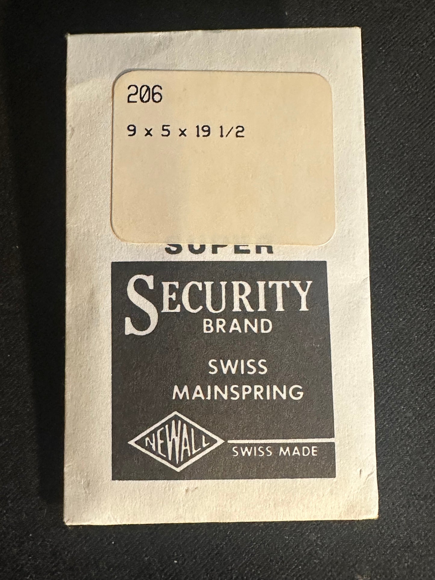 NEWALL Mainspring #206 for Omega caliber 39 Chronograph - Alloy