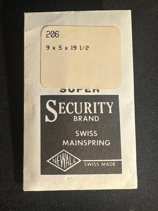 NEWALL Mainspring #206 for Omega caliber 39 Chronograph - Alloy