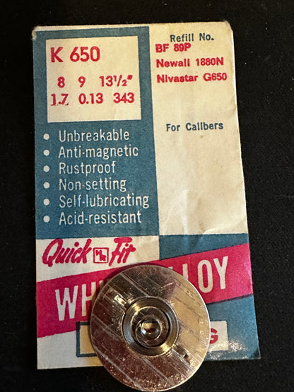 HR Quick Fit Mainspring K674 for Langendorf caliber 191 Pocket Watch - Alloy