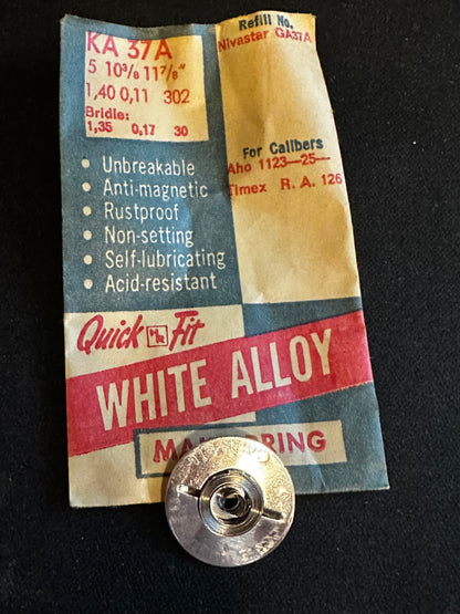HR Quick Fit Mainspring KA37A for AHO 1123, 1125, Timex RA 126 Automatic - Alloy