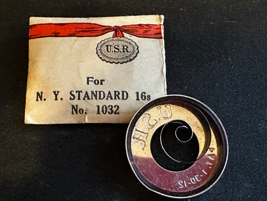 USR Mainspring for 16s N.Y. Standard No. 1032 - Steel