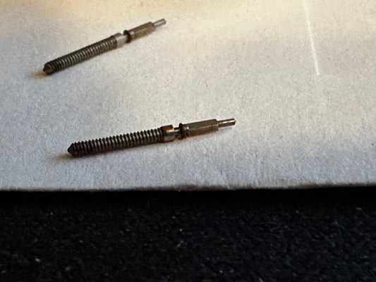 Gruen Factory stems (pair) for caliber 270, 271 - new in envelope