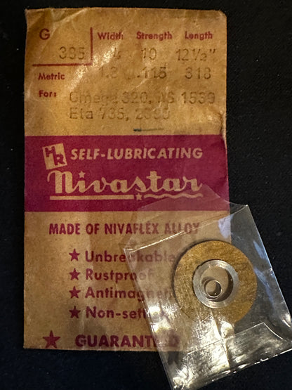 HR Nivastar Mainspring G385 for AS 1530, ETA 2390, Omega 320 Chronograph - Alloy