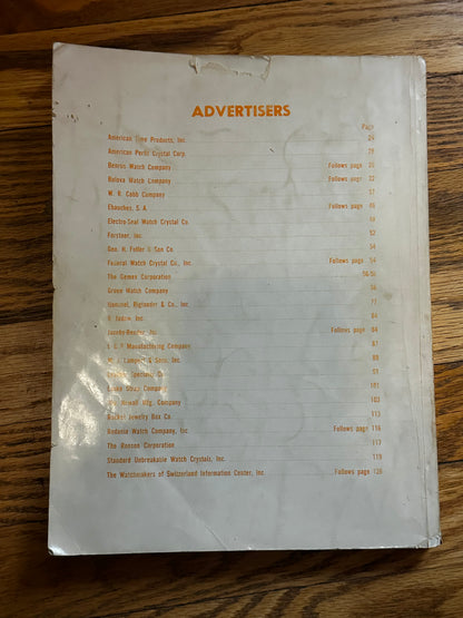 The Official WMDAA Catalog of Genuine Watch Parts from 1957