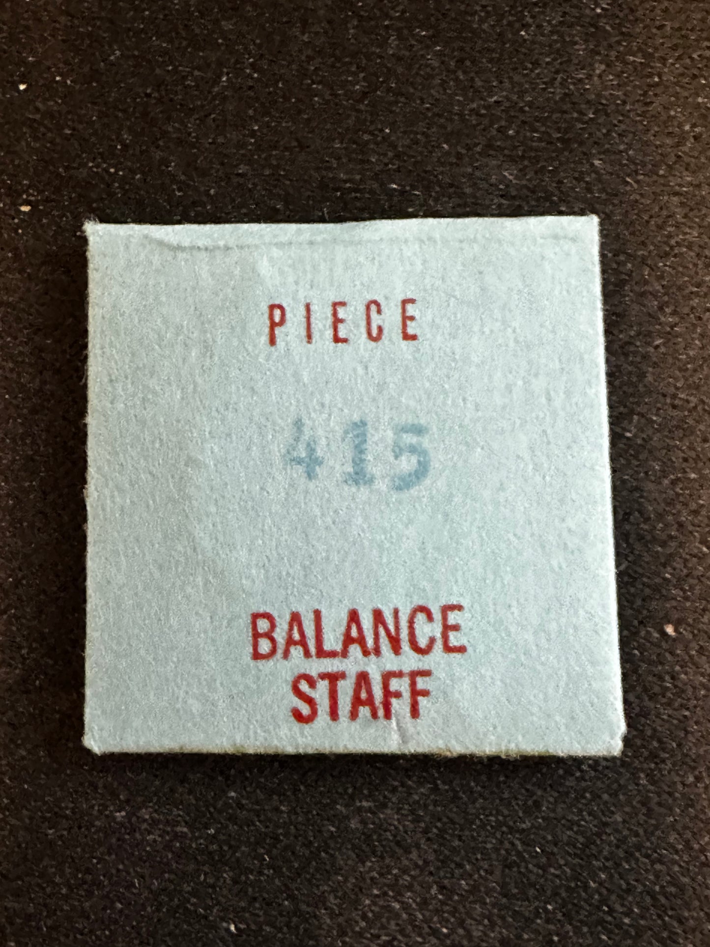 Gruen Factory Balance Staff for caliber 415 - New