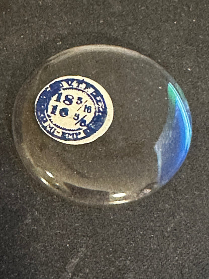 VTF Vintage Glass Pocket Watch Crystal 18-5/16 (~41.3mm) - NOS