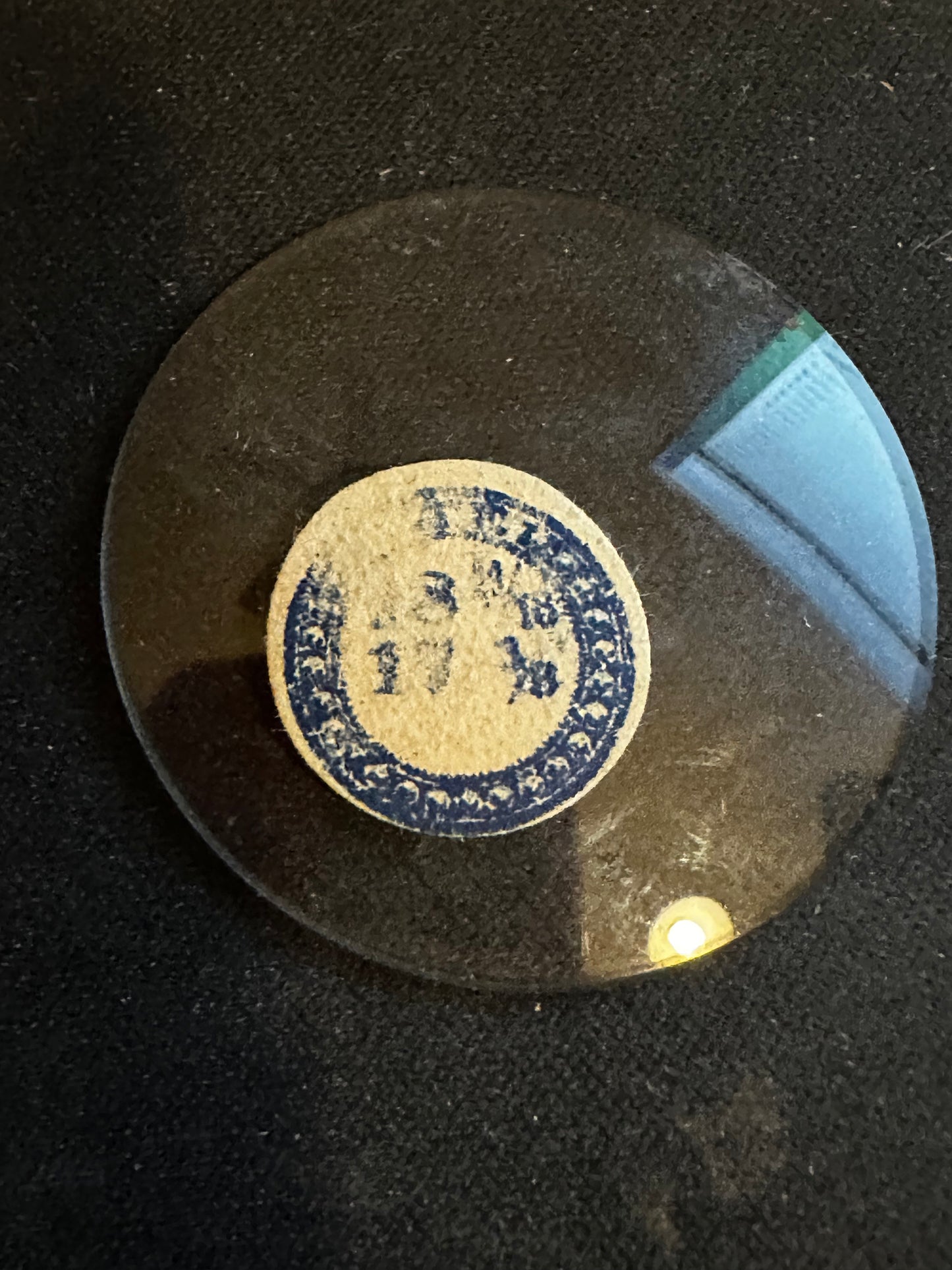 VTF Vintage Glass Pocket Watch Crystal 18-11/16 (~42.2mm) - NOS