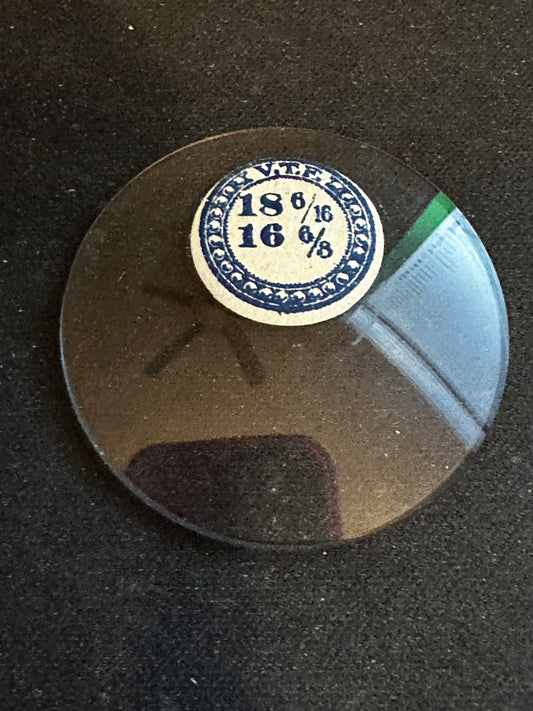 VTF Vintage Glass Pocket Watch Crystal 18-6/16 (~41.5mm) - NOS