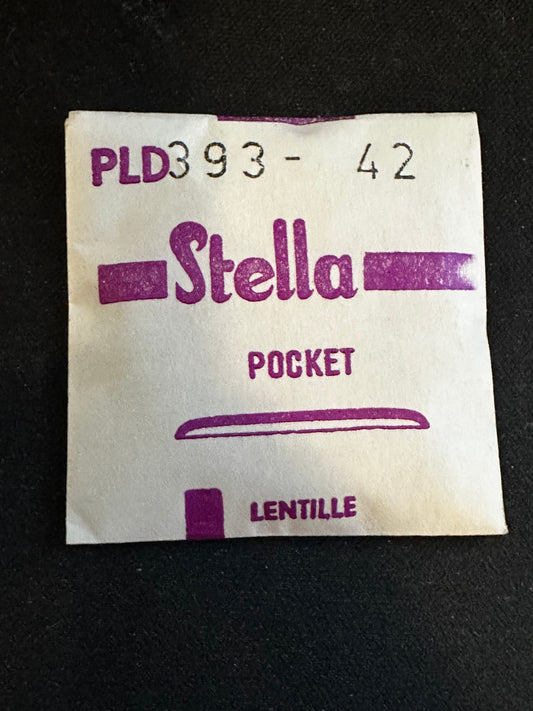 Stella PLD-393 42 Round Pocket Watch Crystal 39.3mm - New