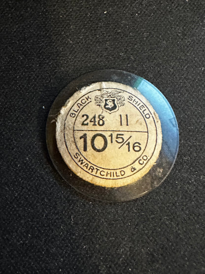 Swartchild Vintage Glass Pendant Watch Crystal 10-15/16 (~24.8mm) - NOS