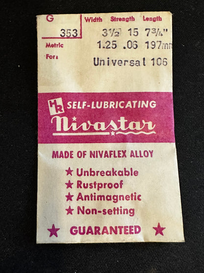 HR Nivastar Mainspring G353 Universal 207 - Alloy