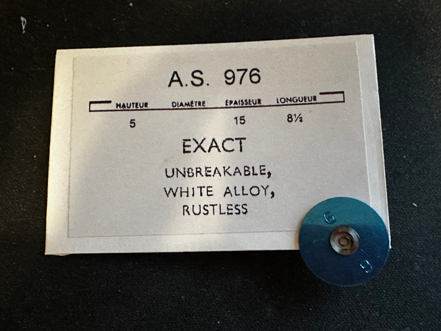 EXACT Mainspring for AS Caliber 976 - Alloy