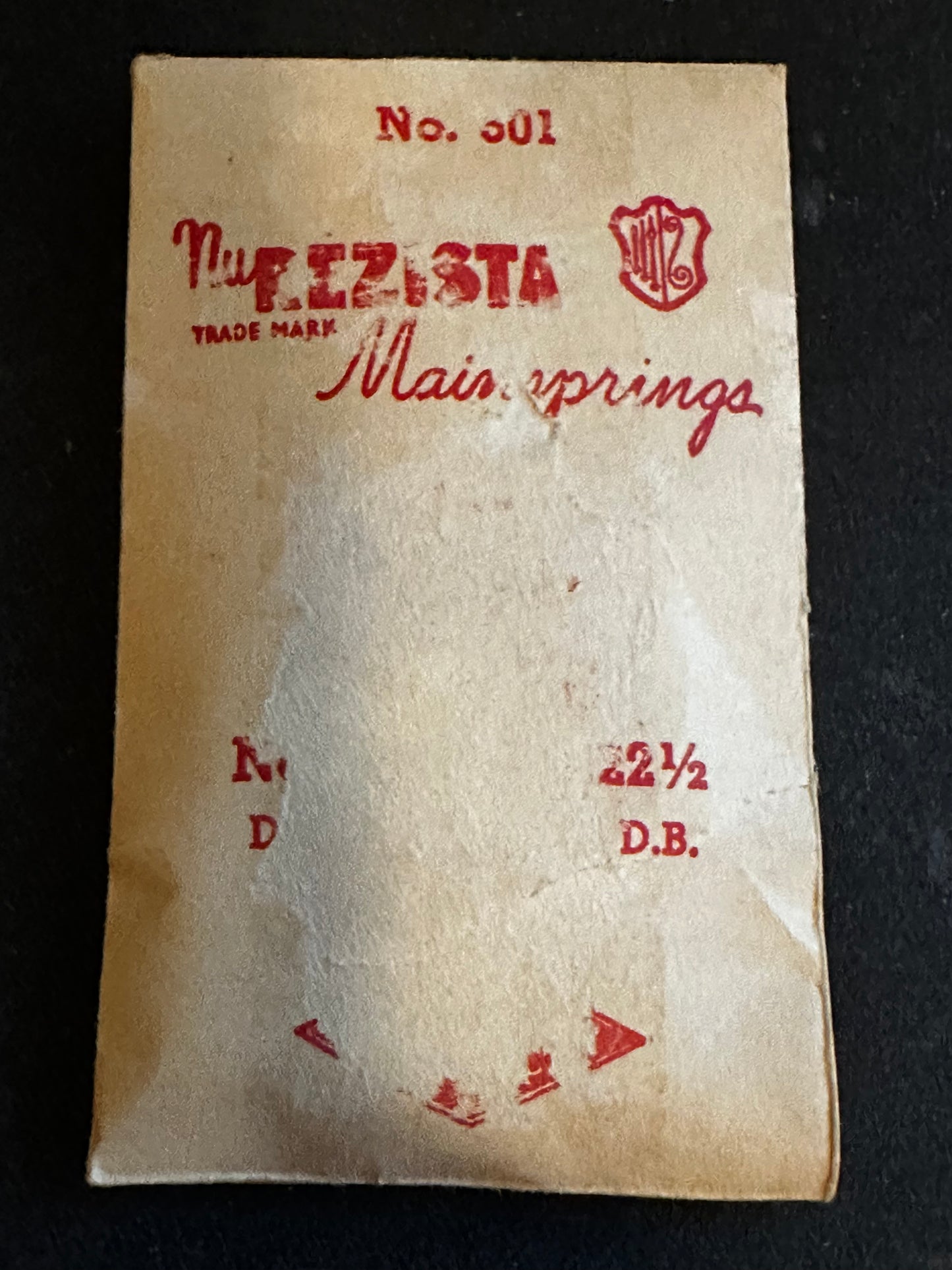 NuREZISTA Mainspring #501 for 18s Elgin Factory No. 812 - Steel