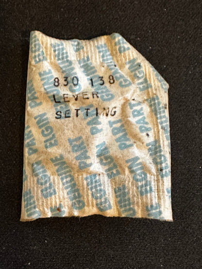Elgin Factory Set Lever / Detent for Elgin 20/0s Grade 830 thru 833 & 900 thru 902
