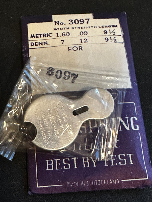 Marco Mainspring No. 3097 for ETA 2325, 2330, 2334 - Steel
