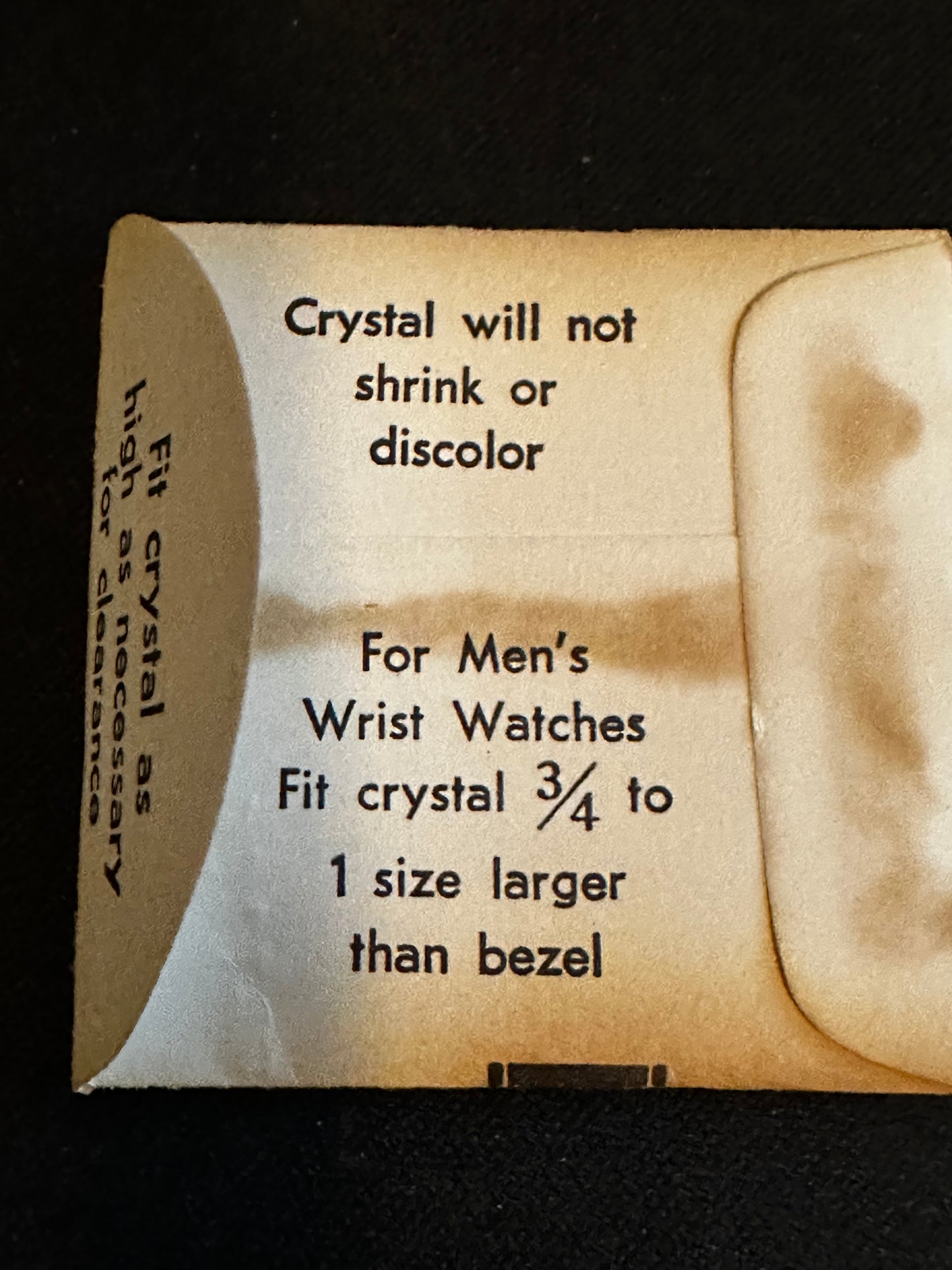 Turner Round Pocket Watch Crystal PCL 40, 38.1mm - New