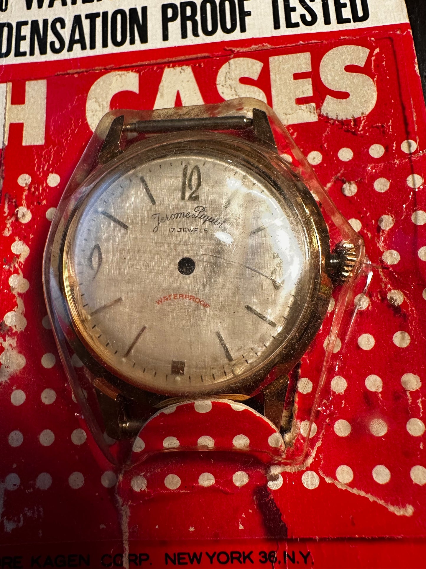 TK 11½ ligne Replacement Stainless Steel Case for AS caliber 1673 - NOS