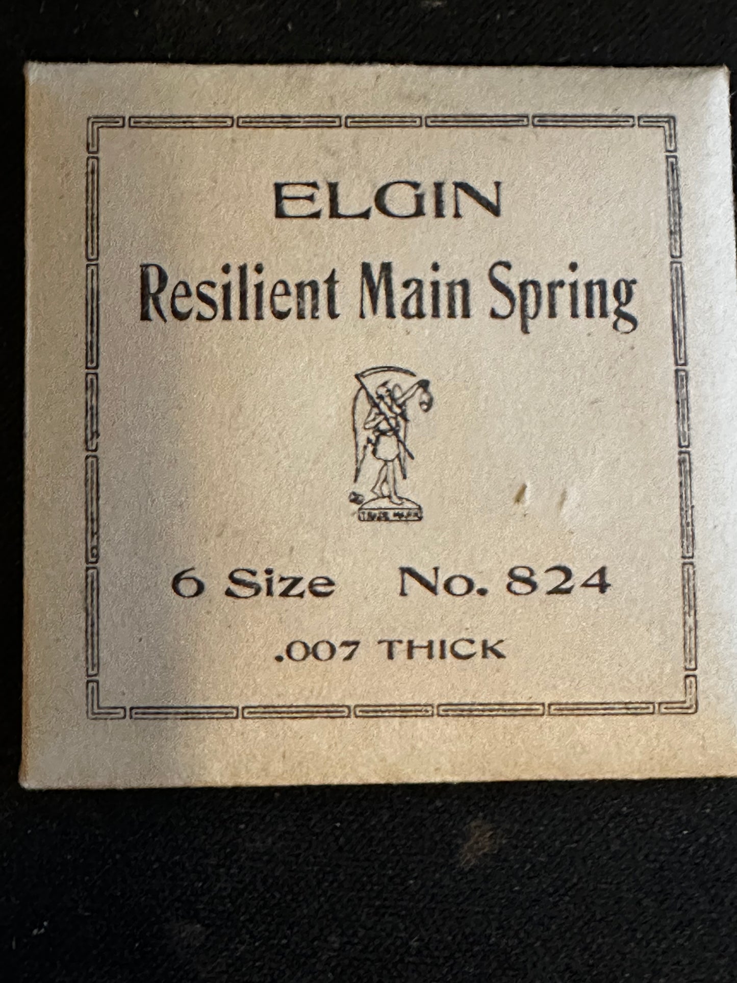 Elgin Factory Mainspring for 6s No. 824 - Steel