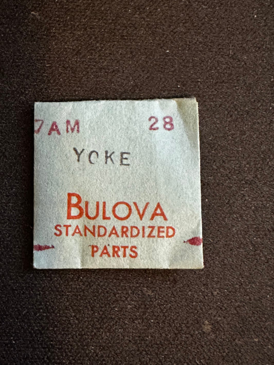 Bulova Factory set bridge / yoke for caliber 7AM movements - new in envelope