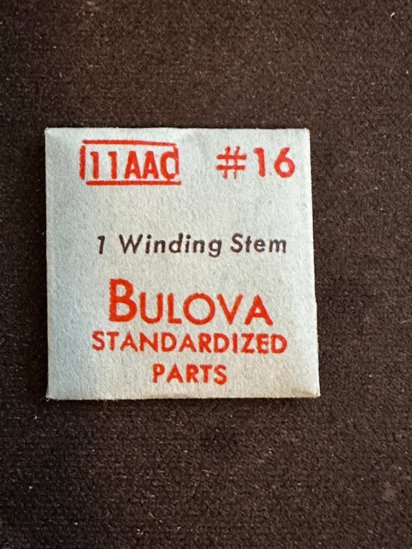 Bulova Factory stem for caliber 11AAC - new in envelope