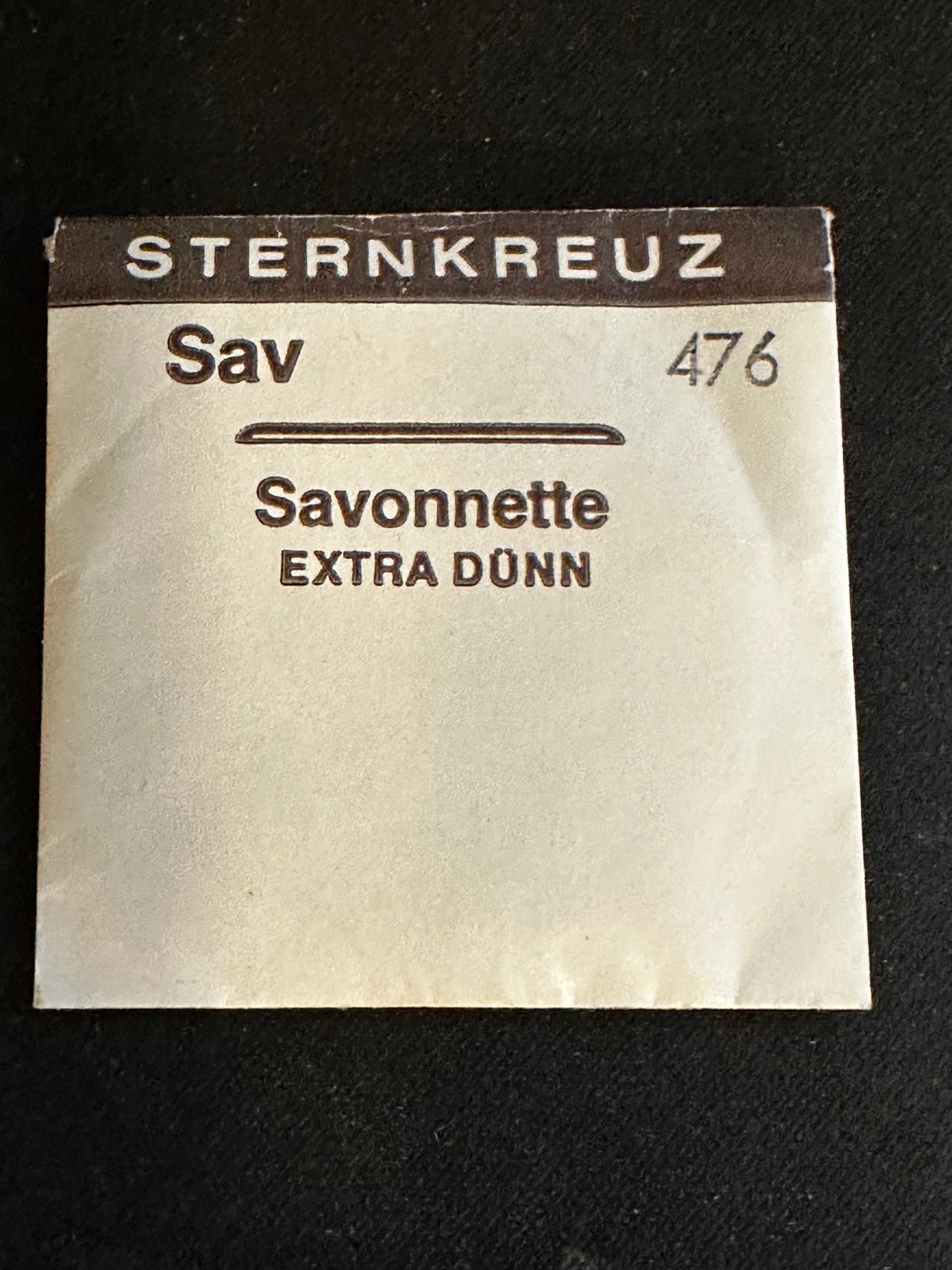 Sternkreuz 55 Savonnette 47.6mm Acrylic Hunting Case Pocket Watch Crystal - New